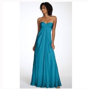 Laundry by Shelli Segal Charmeuse Silk Maxi Gown